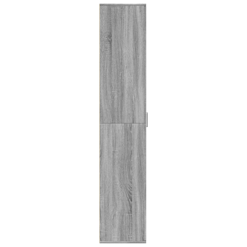 Highboard Grey Sonoma 60x35x180 cm Engineered Wood